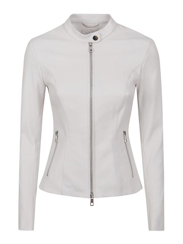 Desa 1972 Blouson En Cuir - Blanc