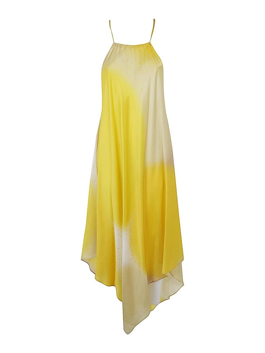 Gianluca Capannolo Robe Au Genou - Orange