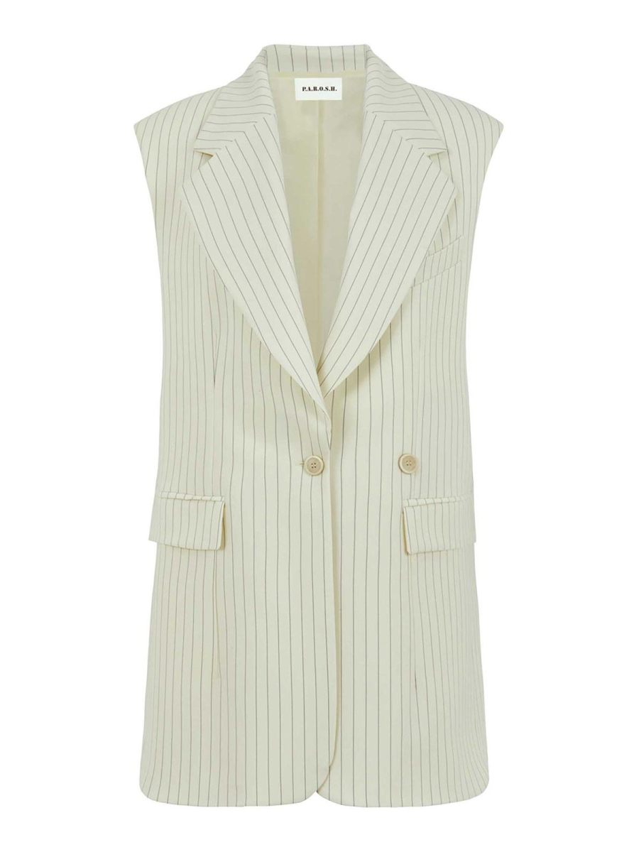 P. A.R. O.S. H. Gilet - Blanc