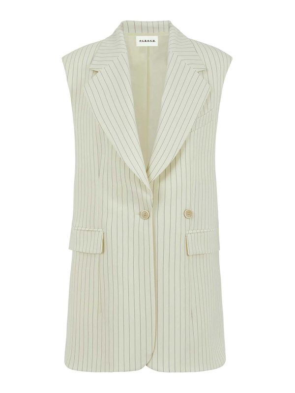 P. A.R. O.S. H. Gilet - Blanc