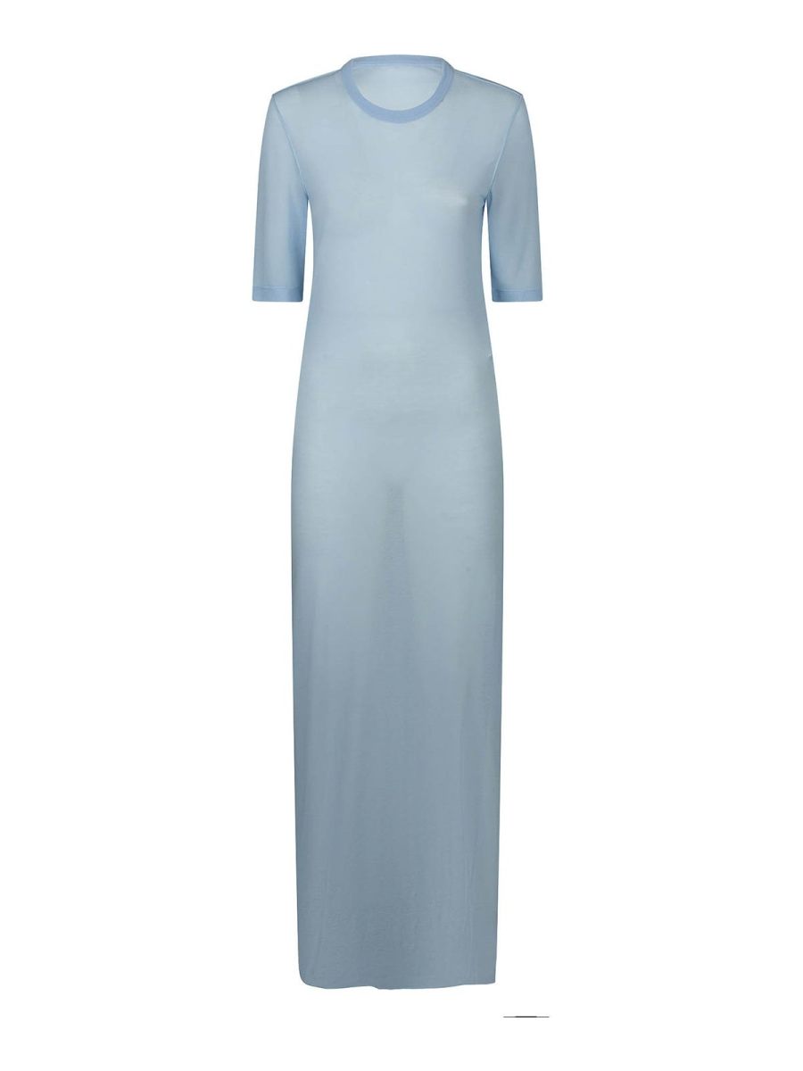Ami Paris Maxi Robe - Bleu