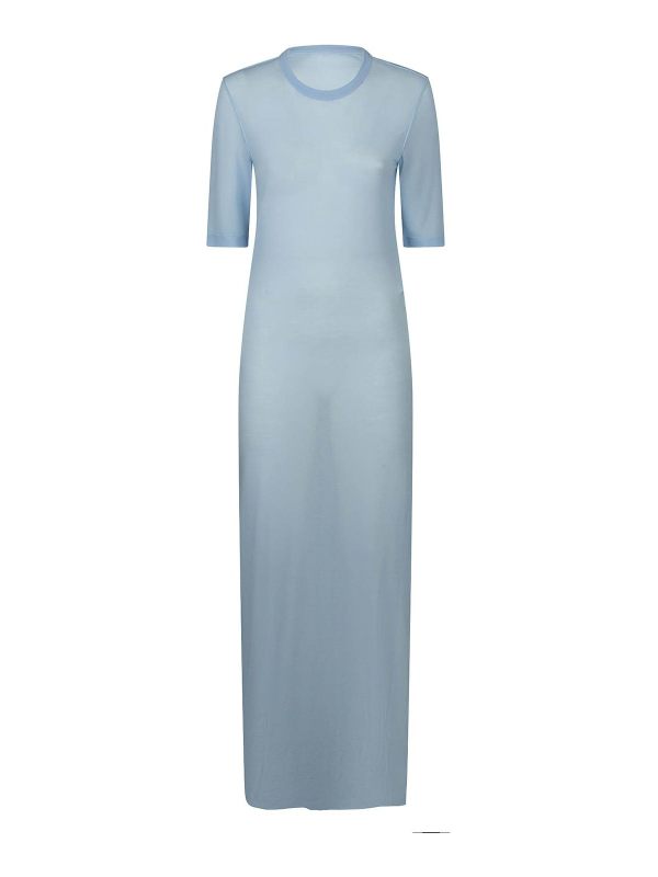 Ami Paris Maxi Robe - Bleu