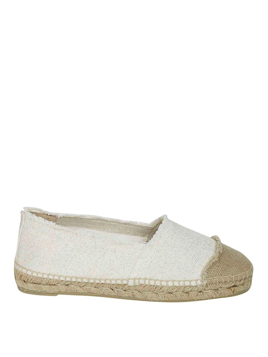 Castaner Espadrilles - Or Blanc