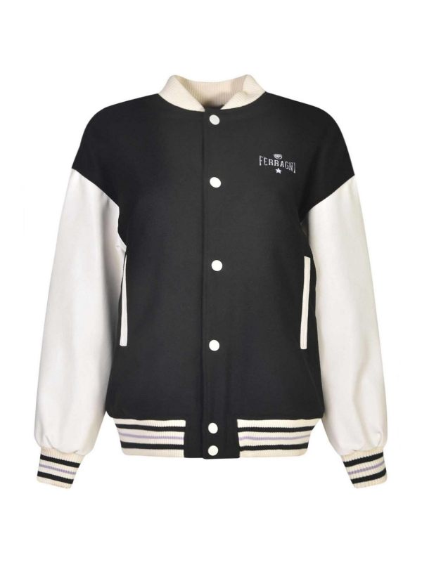 Chiara Ferragni Manteau Court - Noir