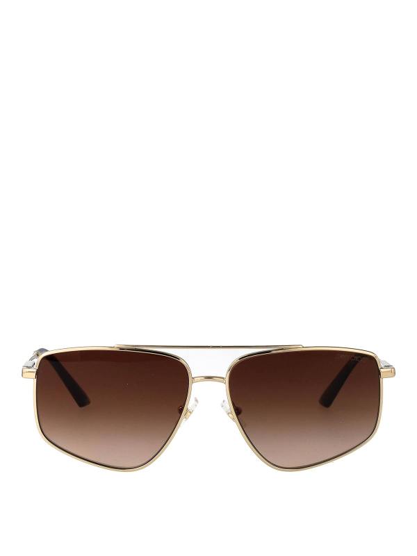 Jimmy Choo Lunettes De Soleil - Or