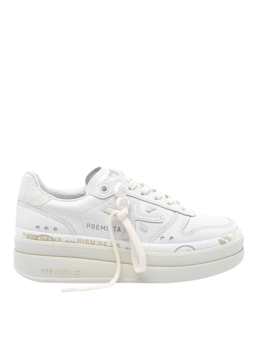Premiata Baskets - Blanc