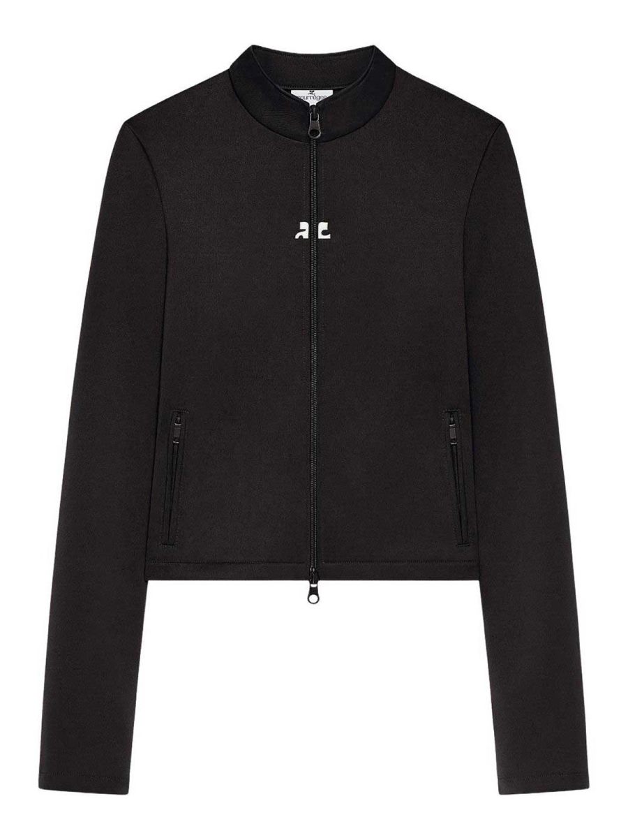 Courreges Crop jacket with zip
