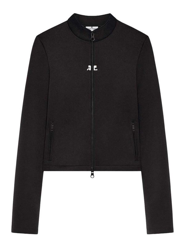 Courreges Crop jacket with zip