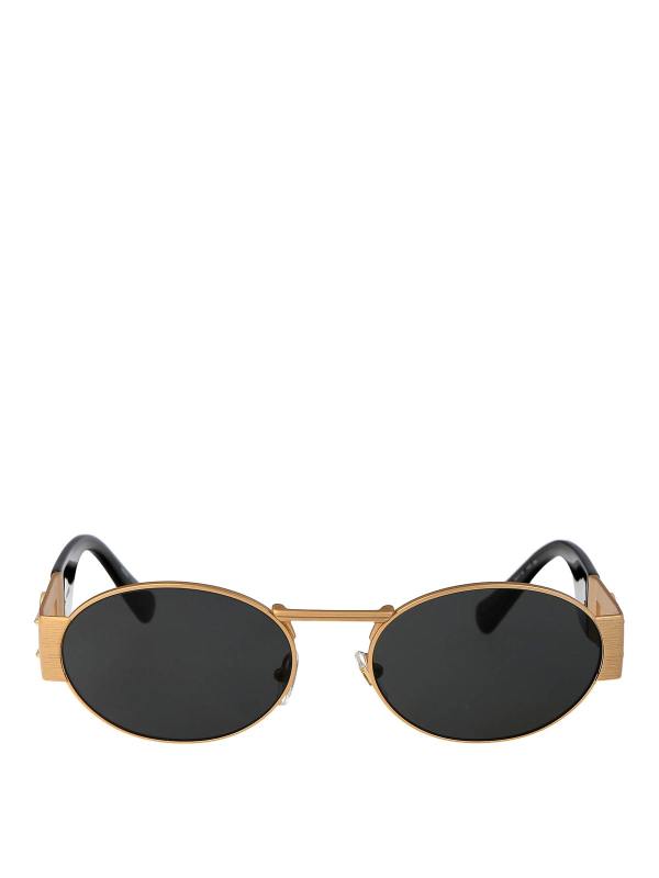 Versace Lunettes De Soleil - Or