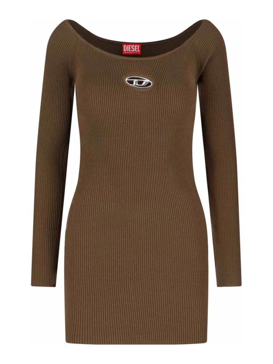 Diesel Robe Courte - Vert