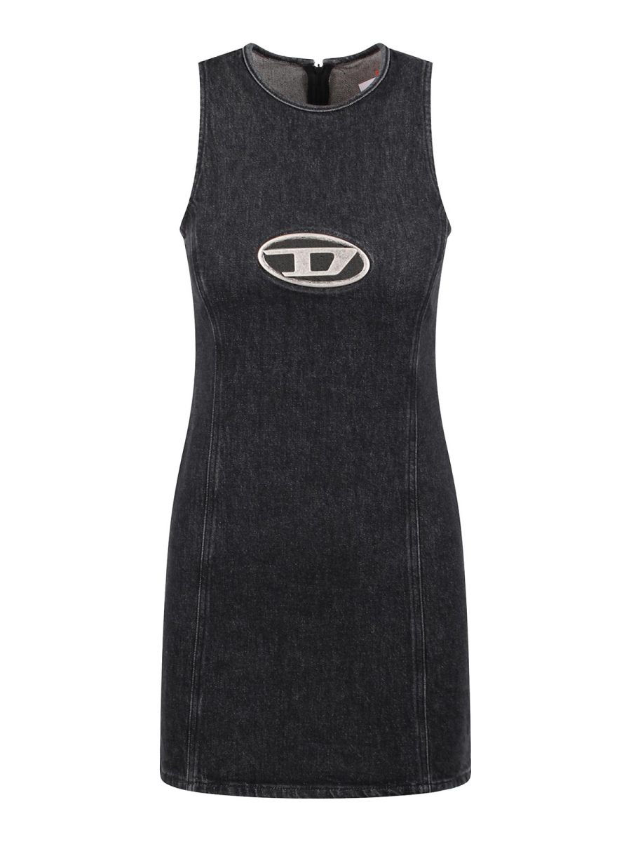 Diesel Robe Courte - Gris