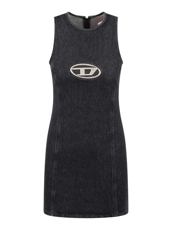 Diesel Robe Courte - Gris
