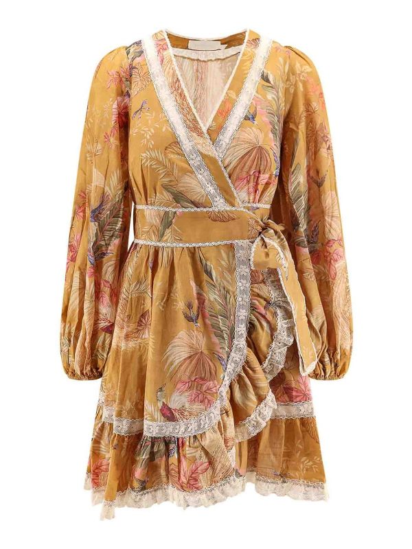 Zimmermann Robe Au Genou - Multicolore