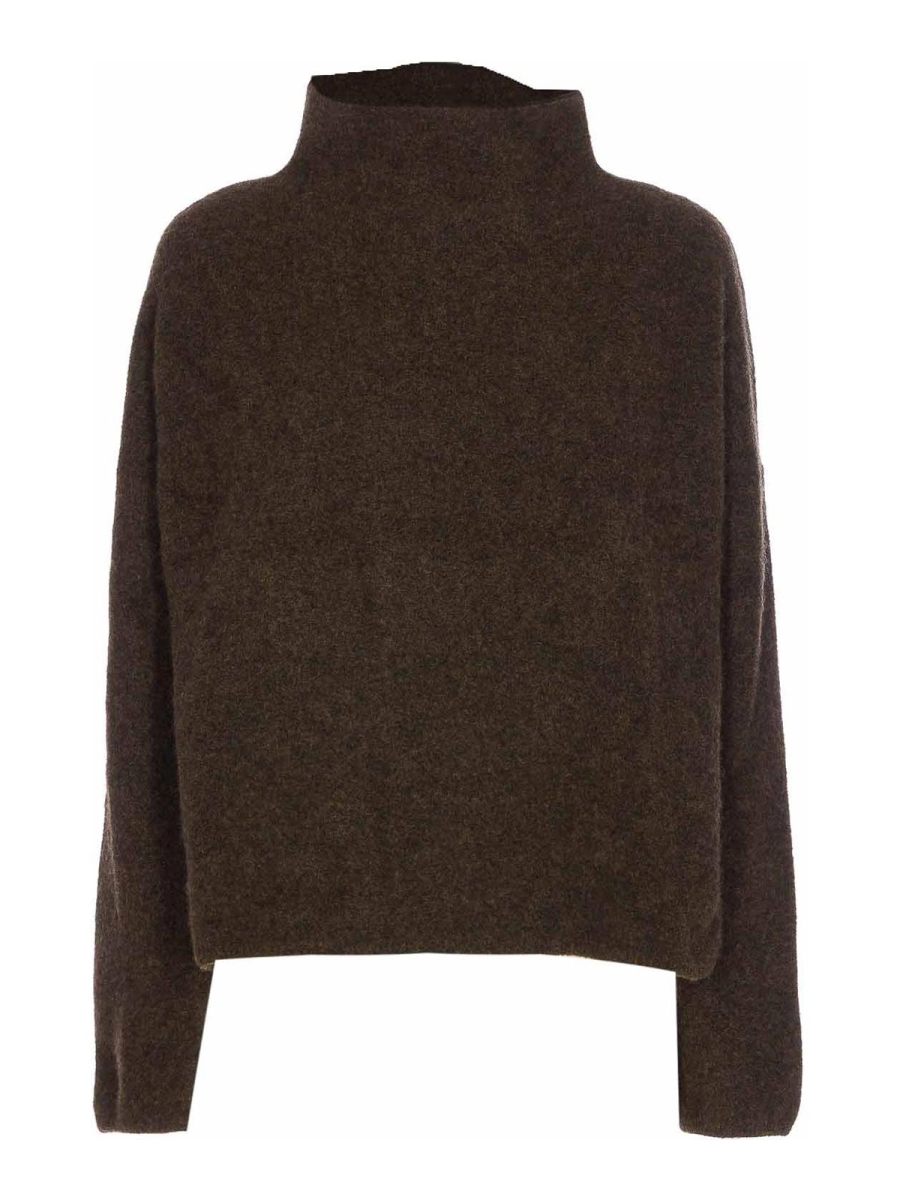 Filippa K Pull Col Rond - Vert