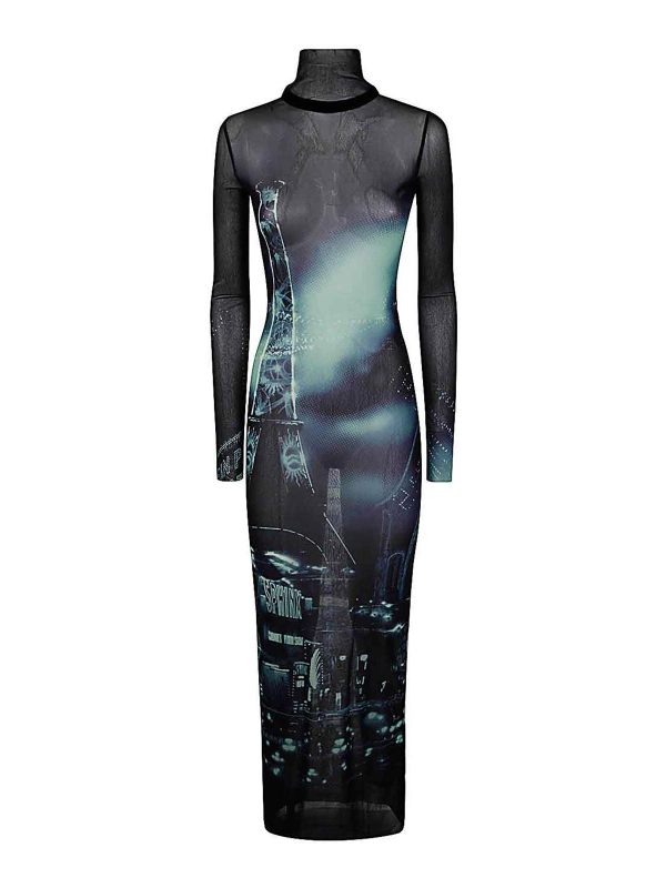 Jean Paul Gaultier Maxi Robe - Bleu