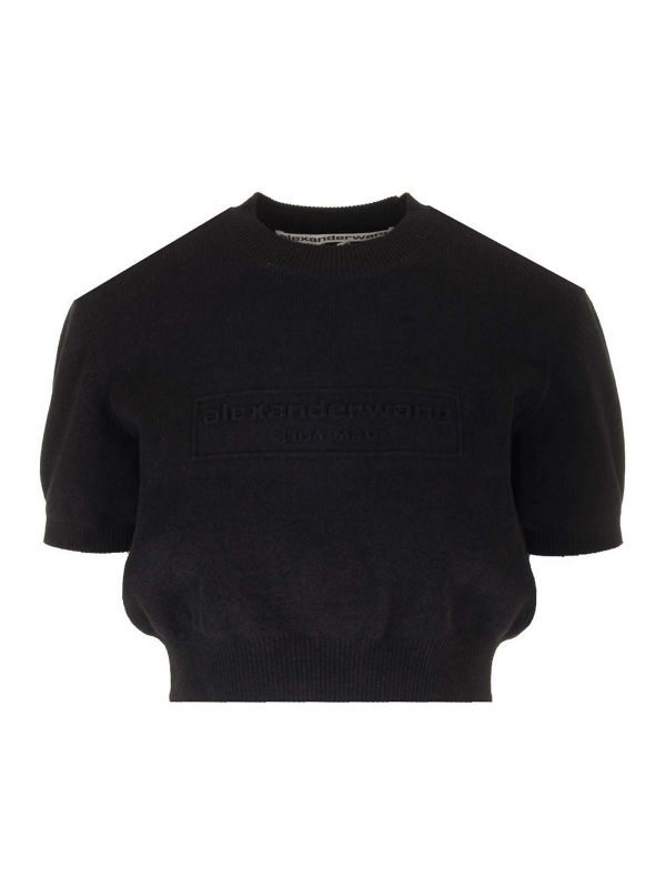 Alexander Wang Pull Col Rond - Noir
