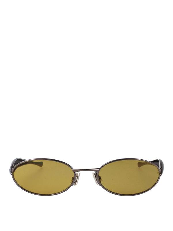 Bottega Veneta Lunettes De Soleil - Argent