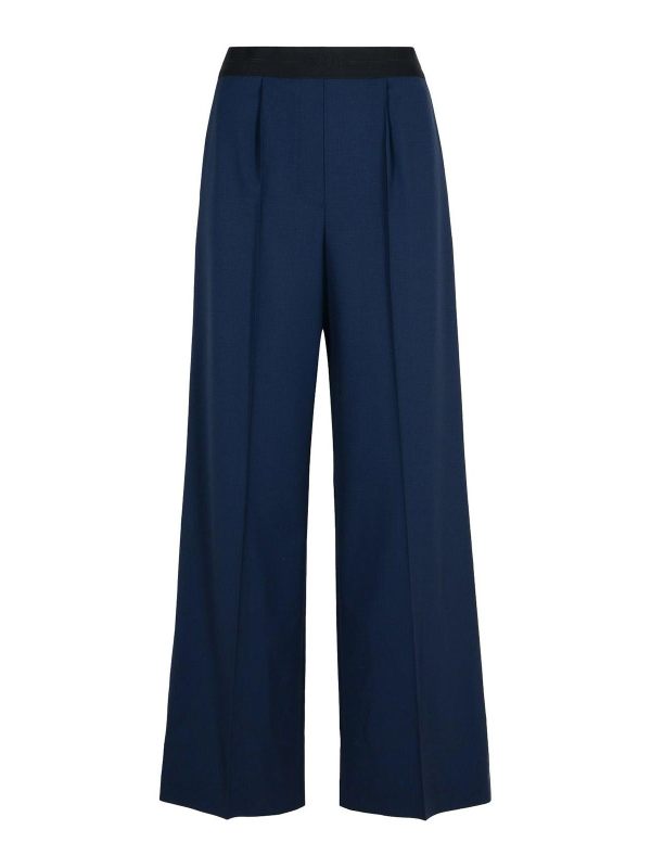 M. S.G. M. Pantalons Décontractés - Bleu Foncé
