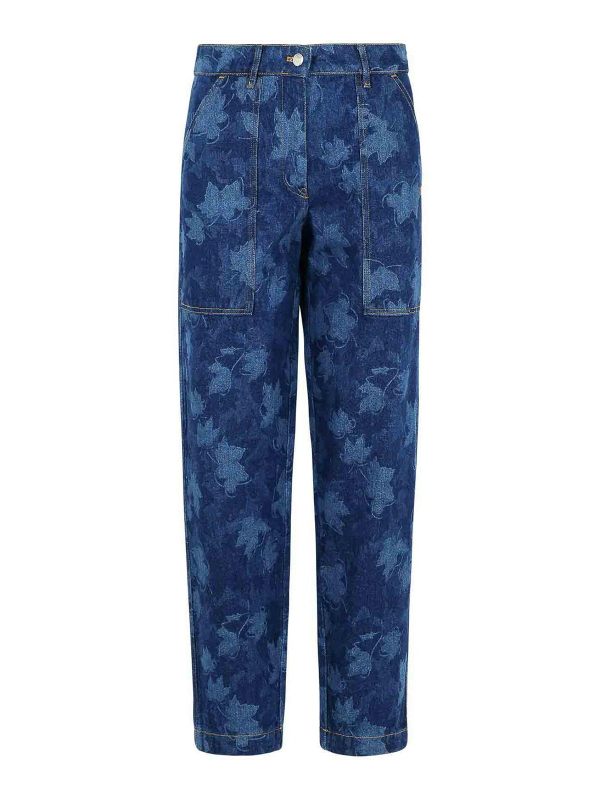 Maison Kitsuné Jean Bootcut - Bleu