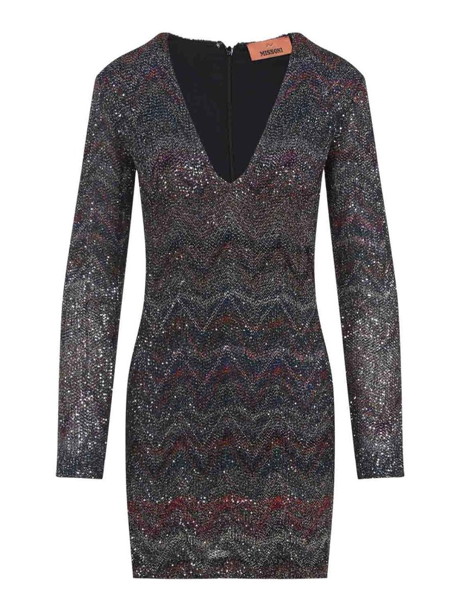 Missoni Robe Courte - Multicolore