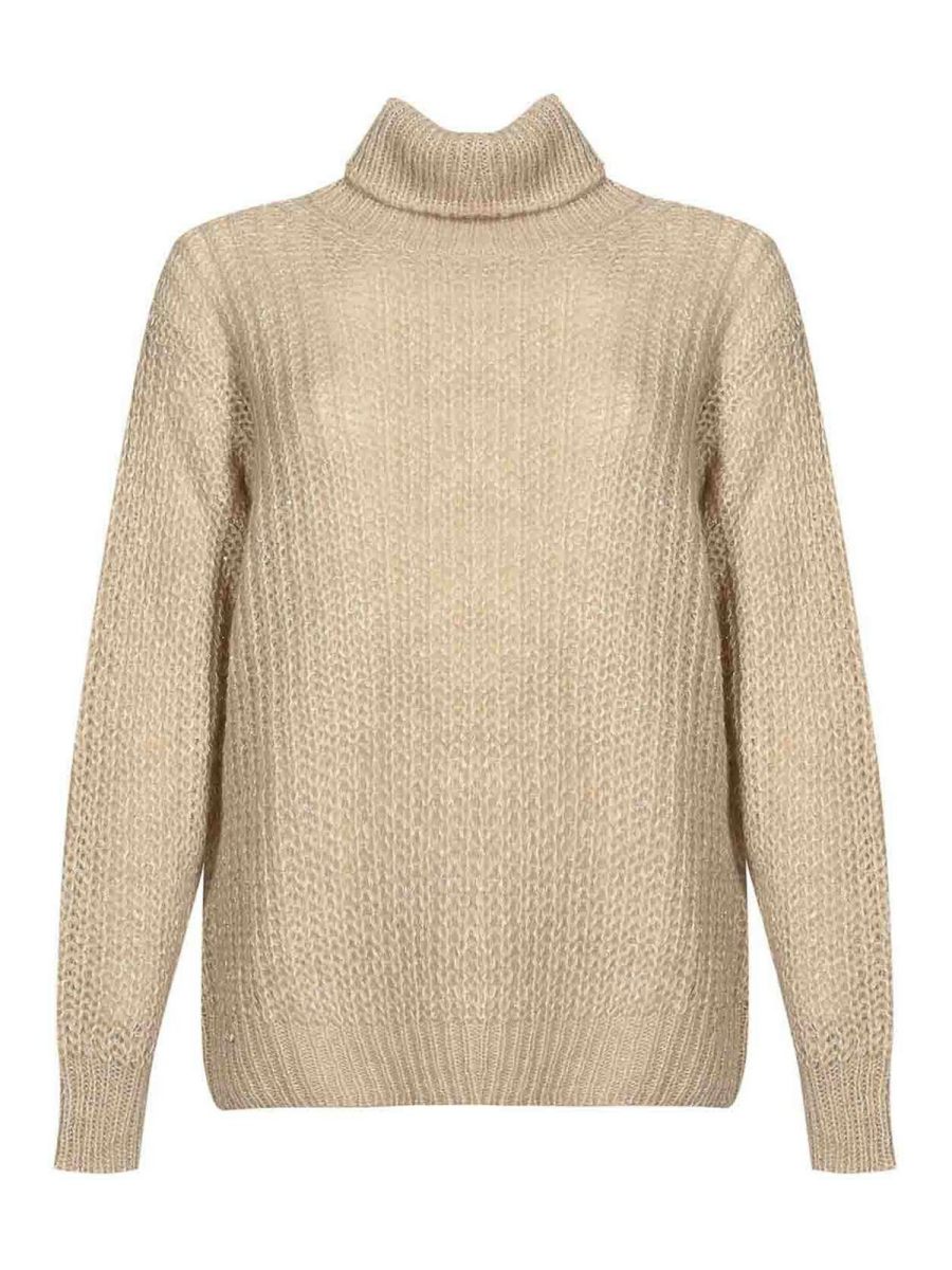 Herno Pull Col Rond - Jaune