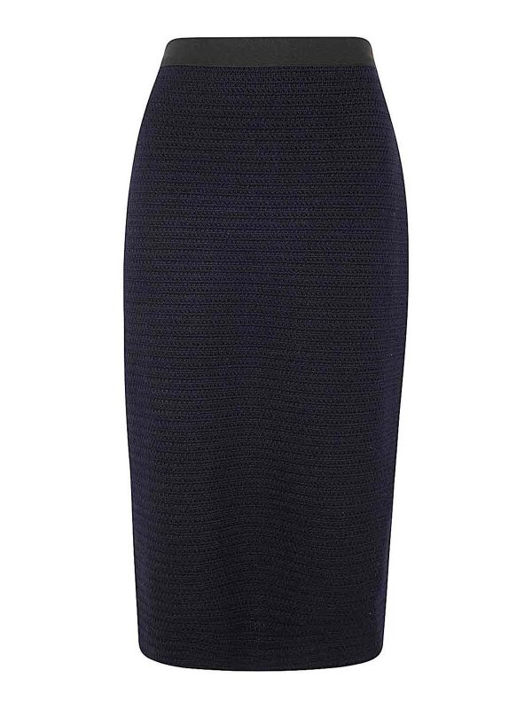 Fabiana Filippi Jupe Midi - Bleu