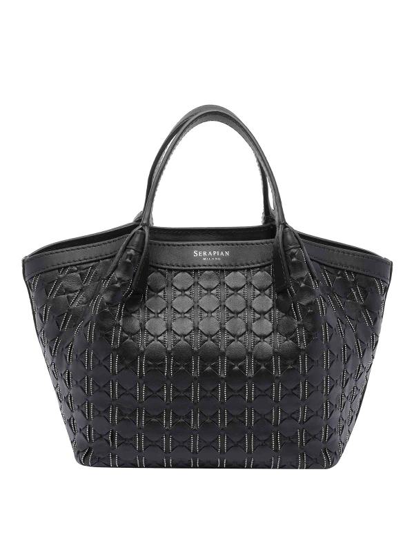 Serapian Sac Cabas - Noir