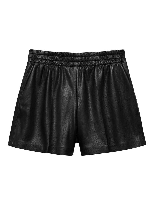 Anine Bing Pantalons En Cuir - Noir