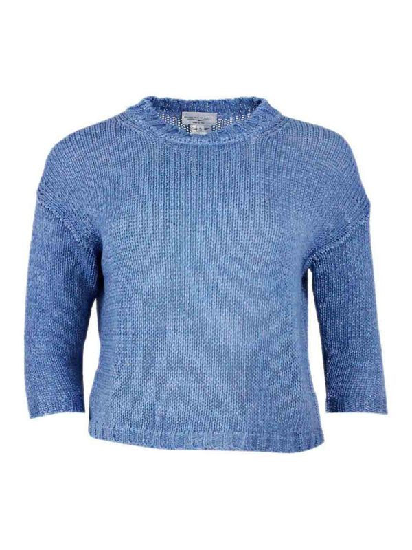 Ploumanac'h Pull Col Rond - Bleu Clair