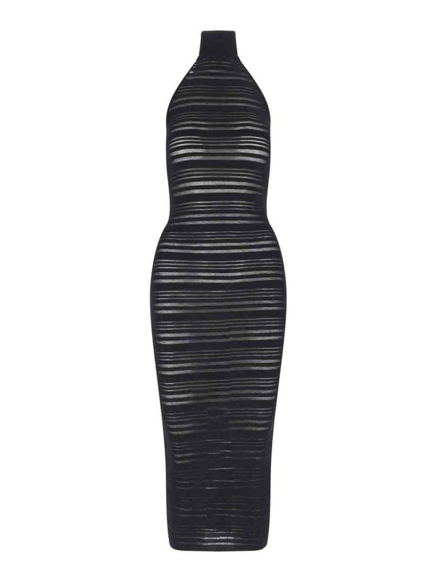 Andreādamo Robe Au Genou - Noir