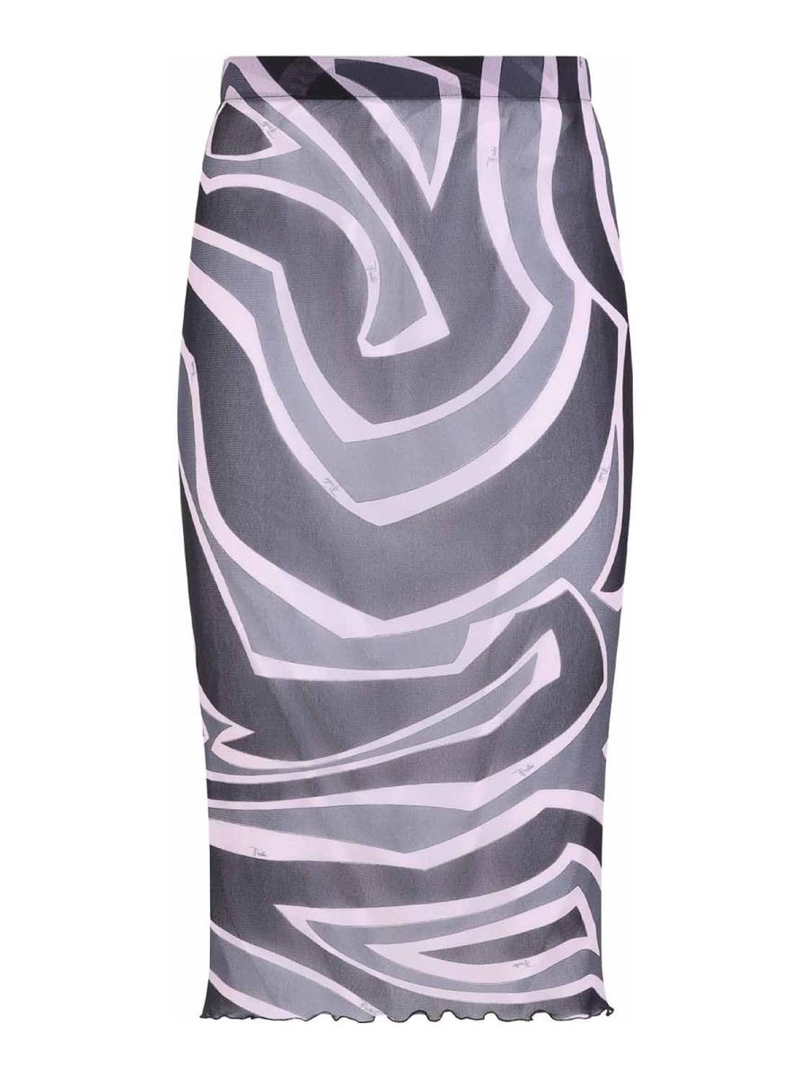 Emilio Pucci Jupe Midi - Noir