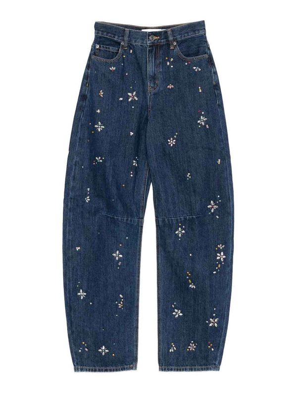 Self Portrait Jean Bootcut - Bleu