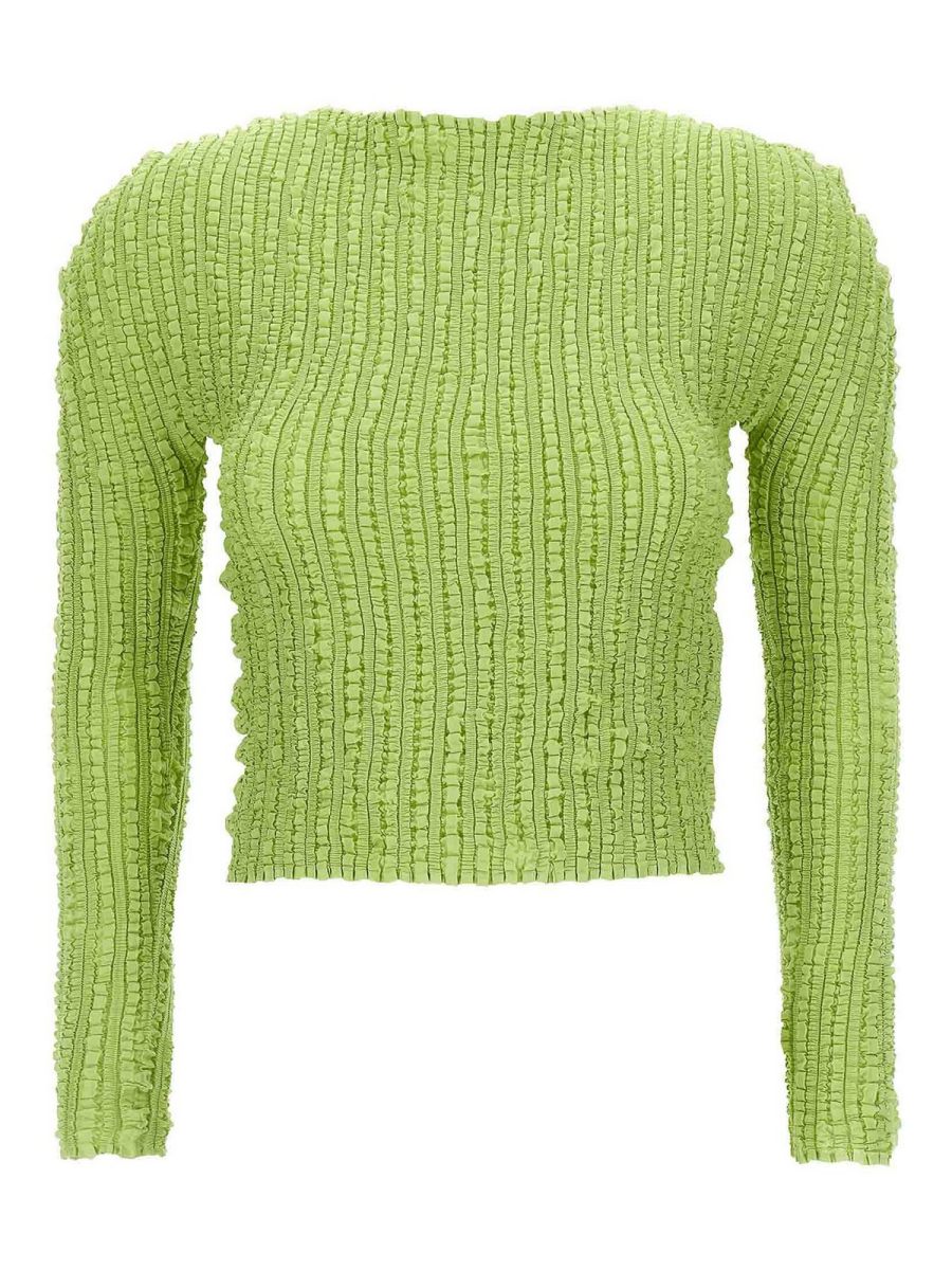 Pleats Please Issey Miyake Cardigan - Vert