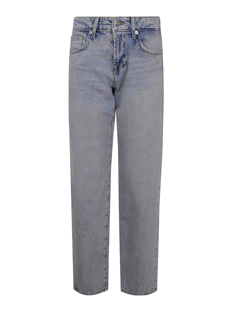 7 For All Mankind Jean Droit - Bleu