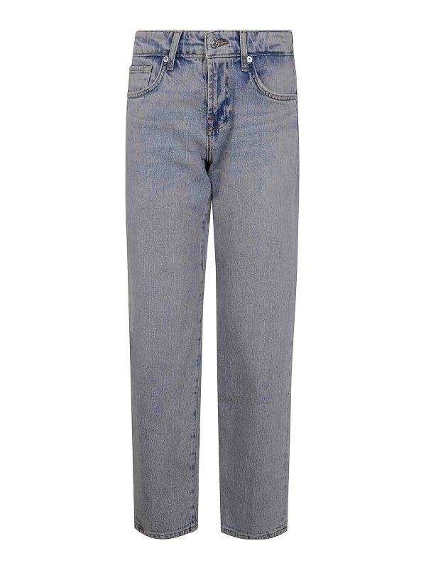 7 For All Mankind Jean Droit - Bleu