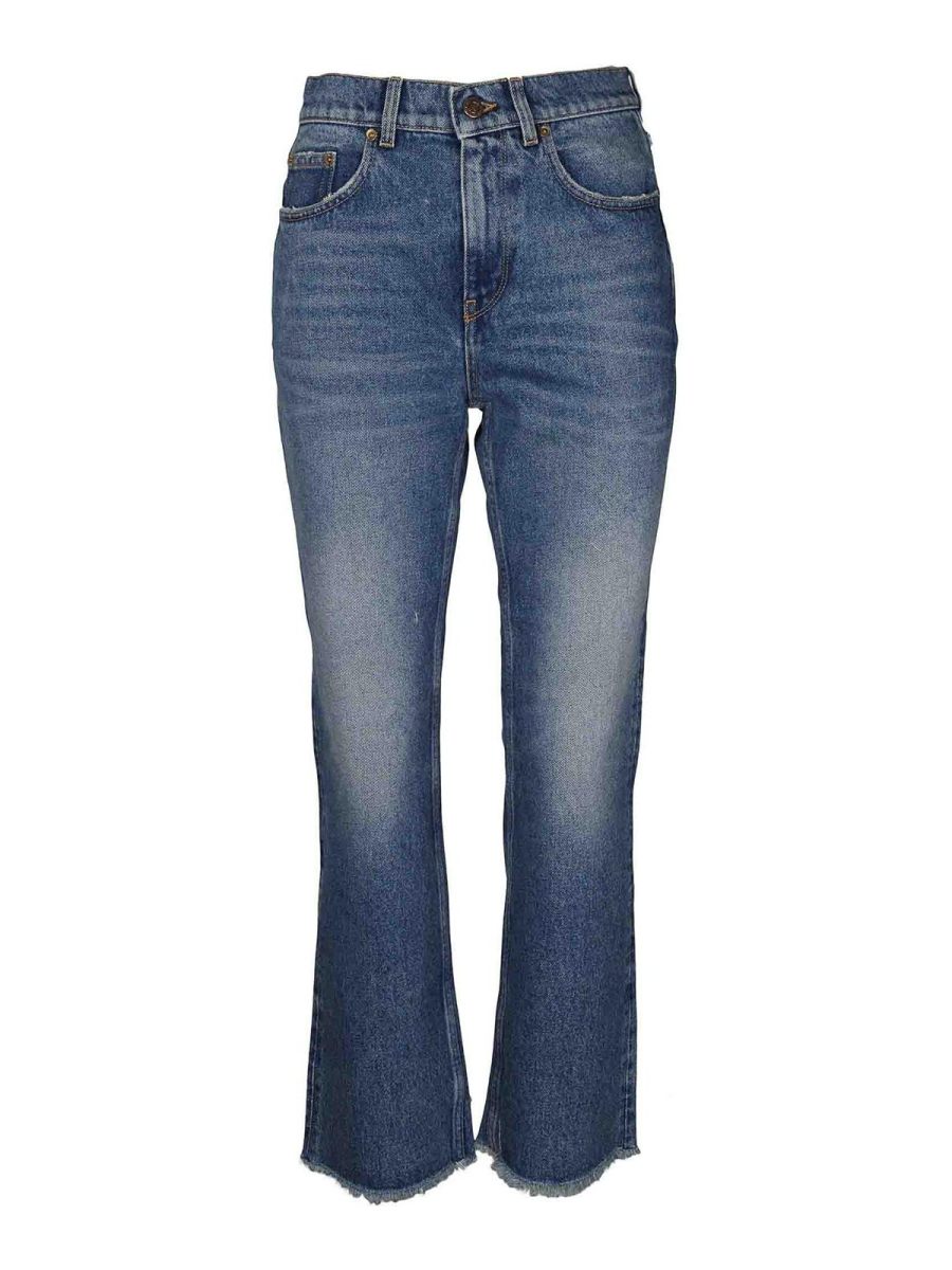 Golden Goose Jean Bootcut - Bleu