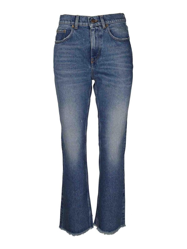 Golden Goose Jean Bootcut - Bleu