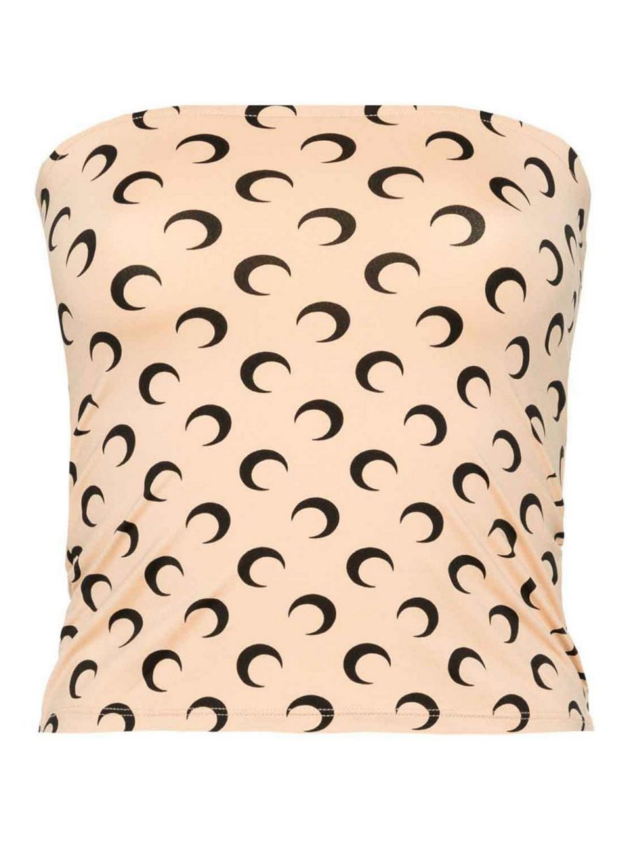 Marine Serre Top - Beige