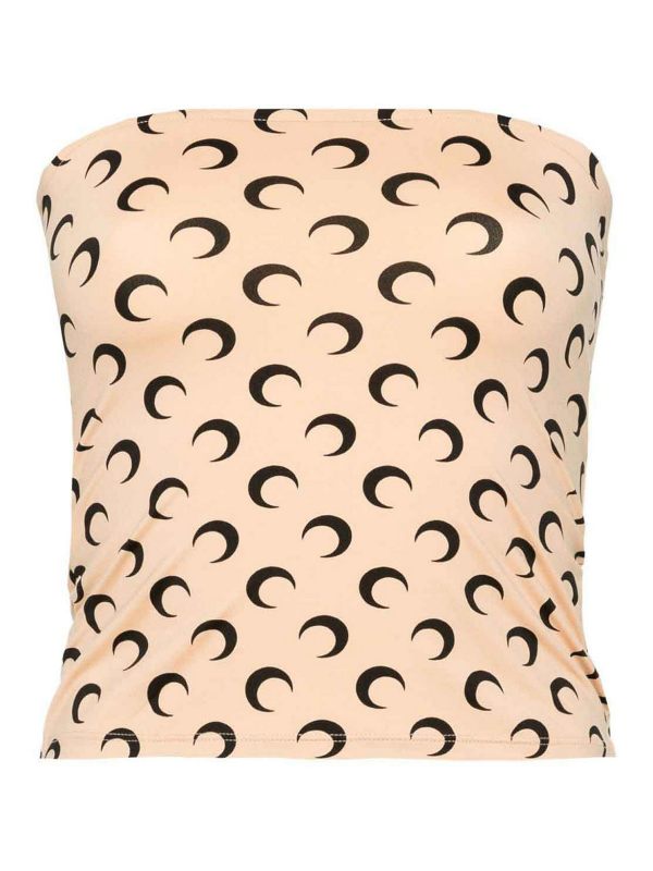 Marine Serre Top - Beige
