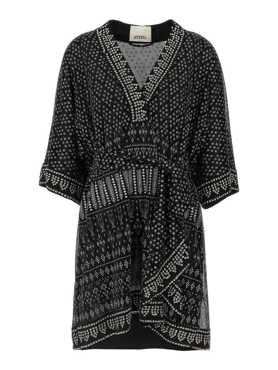 Isabel Marant Robe Au Genou - Multicolore
