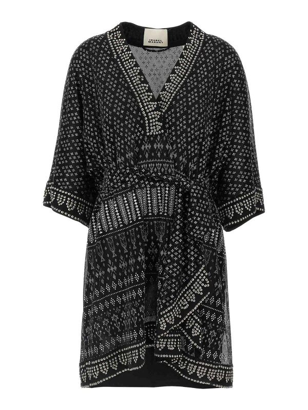 Isabel Marant Robe Au Genou - Multicolore