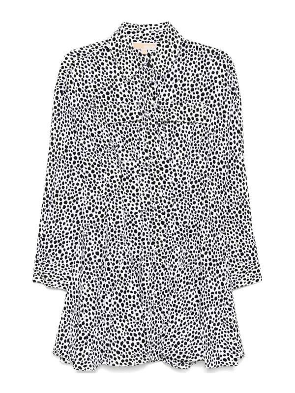 Michael Kors Robe Au Genou - Noir