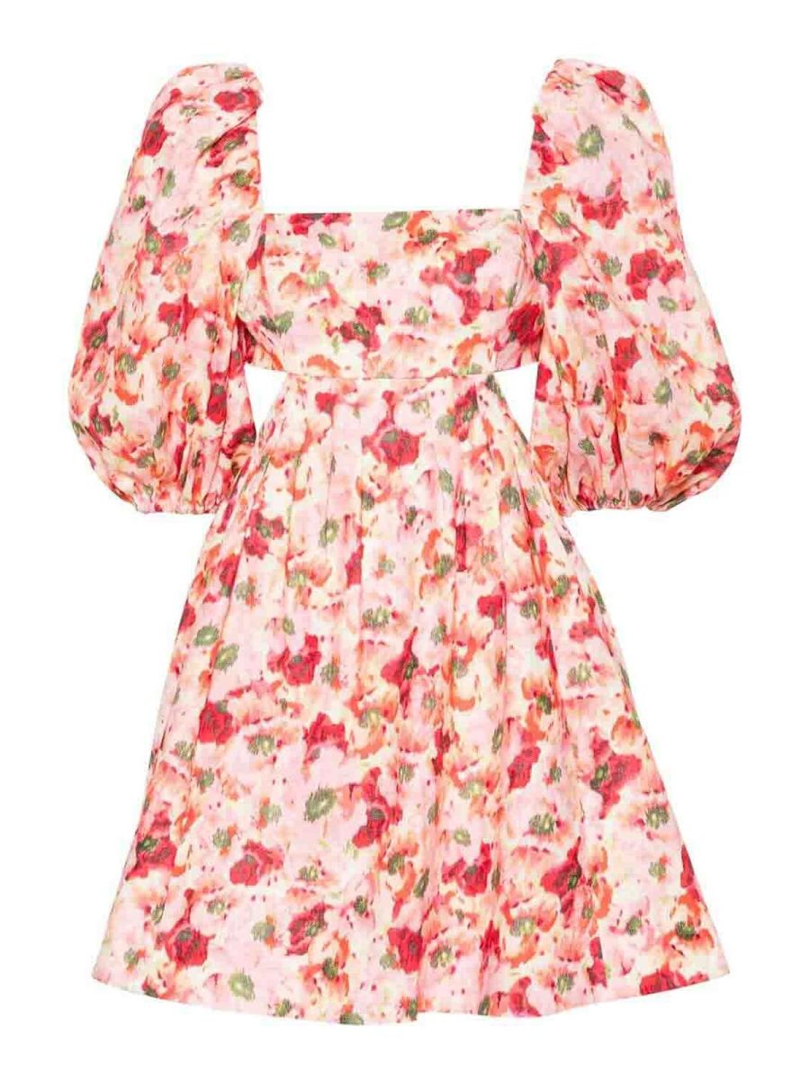 Zimmermann Robe Courte - Rouge