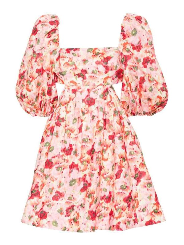 Zimmermann Robe Courte - Rouge