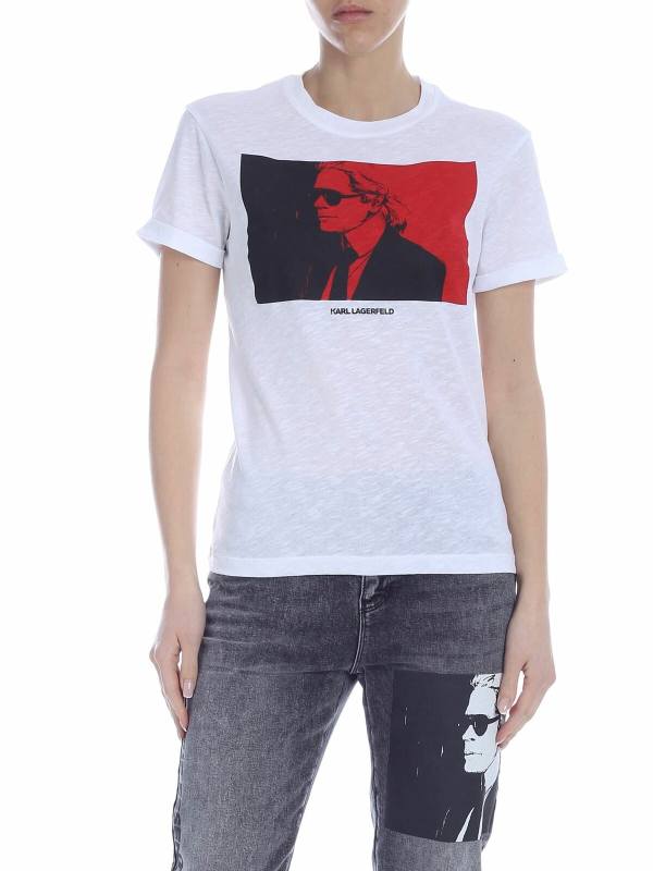 Karl Lagerfeld T-Shirt - Blanc