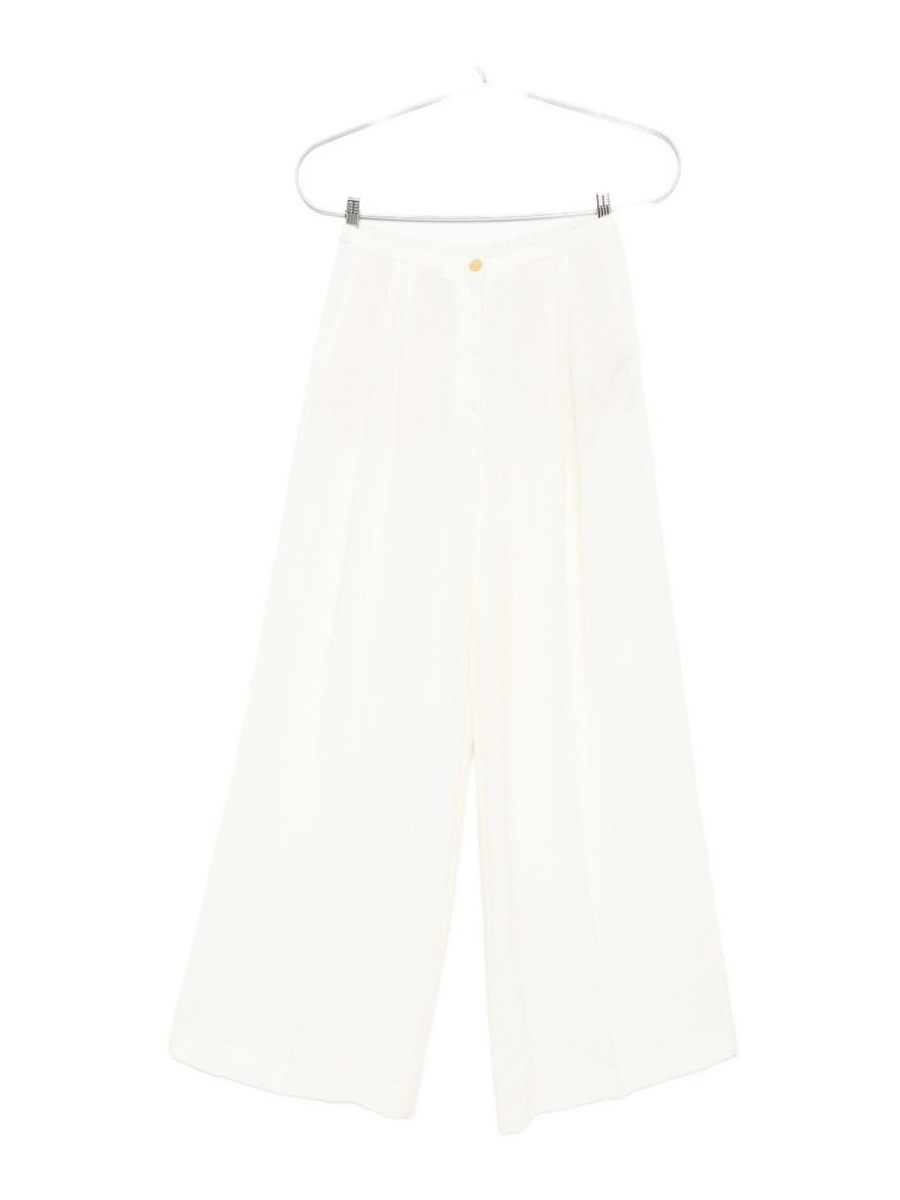 Forte Forte Pantalons Décontractés - Blanc