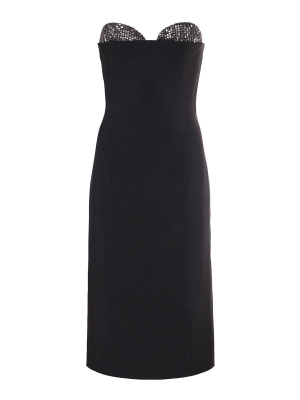 Genny Robe Au Genou - Noir