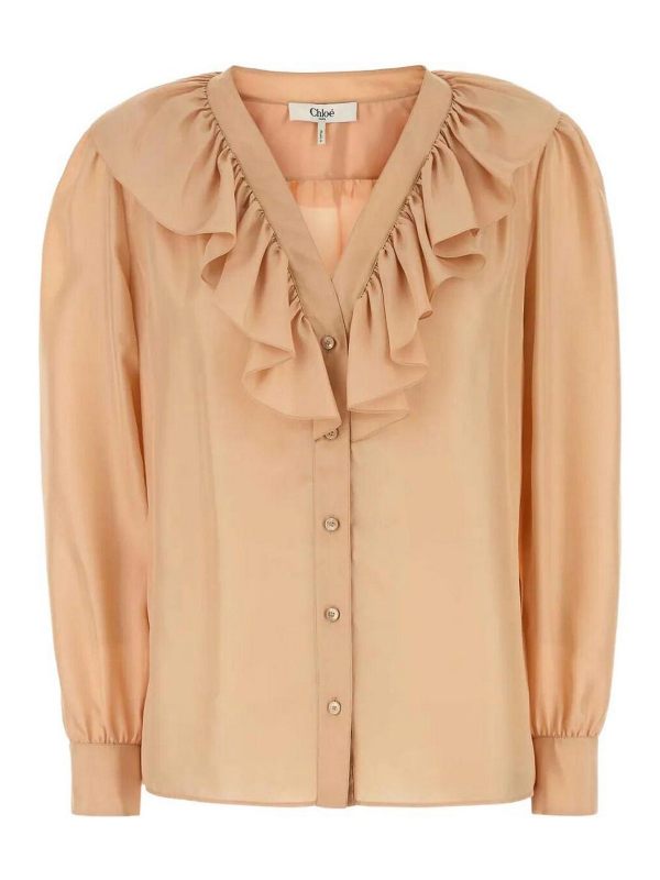 Chloe' Chemise - Couleur Chair