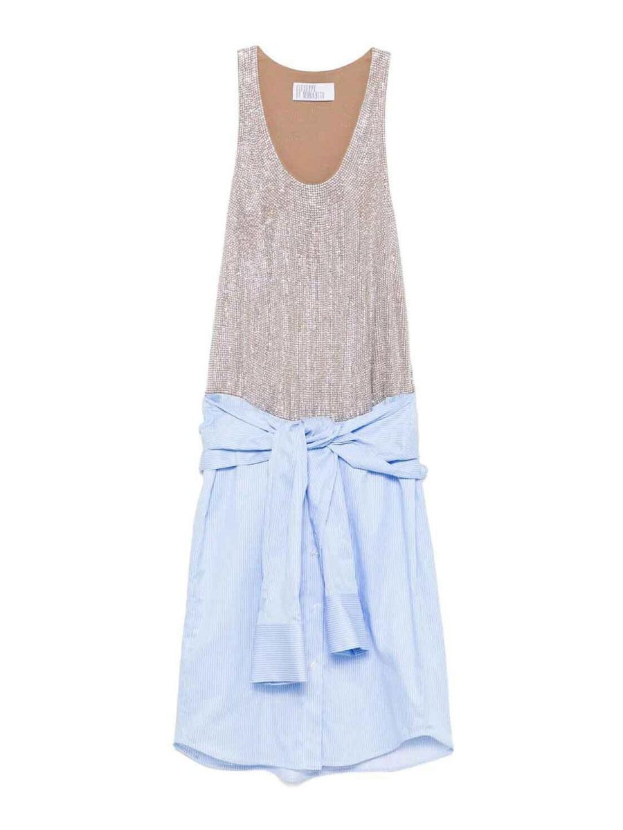 Giuseppe Di Morabito Robe Au Genou - Bleu