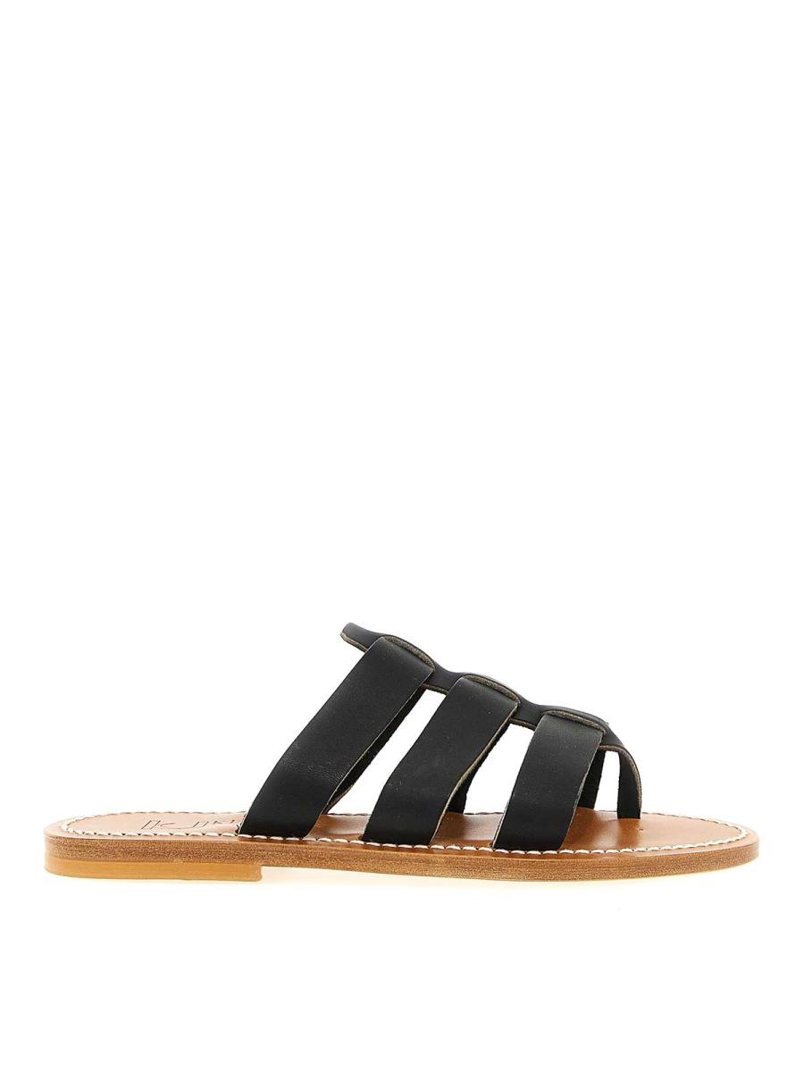 K Jacques St Tropez Sandales - Noir